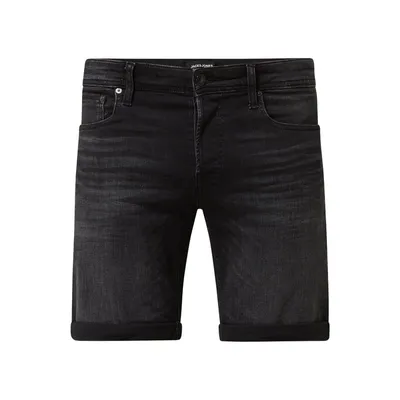 Jack&Jones Jack & Jones Bermudy jeansowe o kroju regular fit z dodatkiem modalu model ‘Rick’