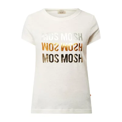 MOS MOSH MOS MOSH T-shirt z nadrukiem z logo model ‘Mavis’