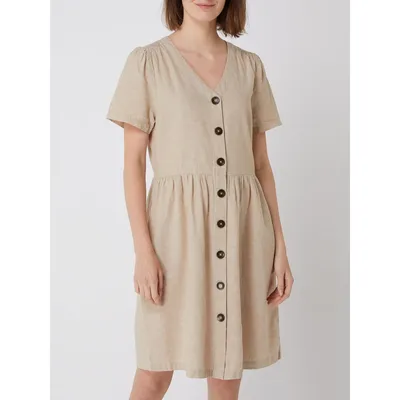 FREE/QUENT FREE/QUENT Sukienka z mieszanki lnu i bawełny model ‘Alville’