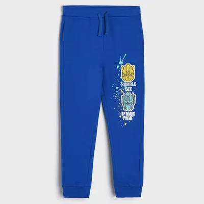 Sinsay Spodnie dresowe jogger Transformers - Niebieski