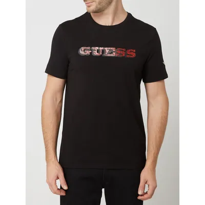 Guess Guess T-shirt o kroju slim fit z logo