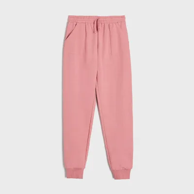 Sinsay Spodnie dresowe jogger - Różowy