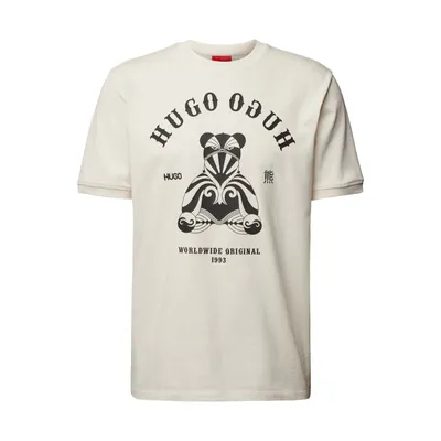 Hugo HUGO T-shirt z bawełny model ‘Duto’