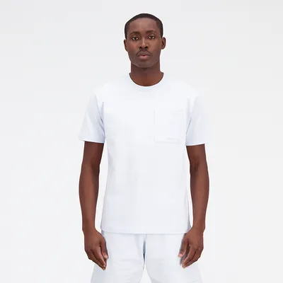 New Balance Koszulka męska New Balance MT23567IB – biała