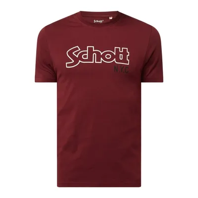 Schott NYC Schott NYC T-shirt z bawełny