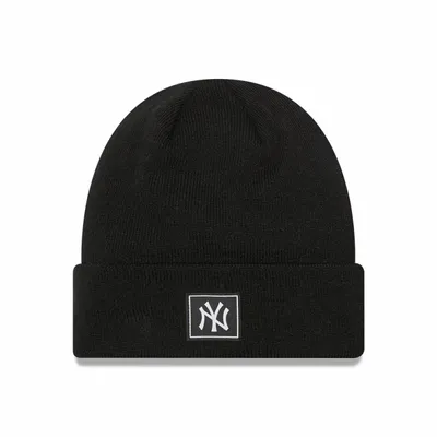 New Era Męska czapka zimowa NEW ERA TEAM CUFF BEANIE NEW YORK YANKEES - czarna