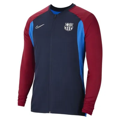 Nike Męska bluza piłkarska FC Barcelona Academy - Niebieski