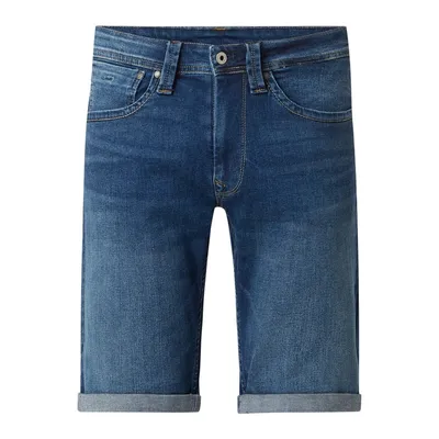 Pepe Jeans Pepe Jeans Szorty jeansowe o kroju regular fit z dodatkiem streczu model ‘Cash’