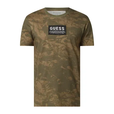 Guess Guess T-shirt ze wzorem na całej powierzchni model ‘Desert’