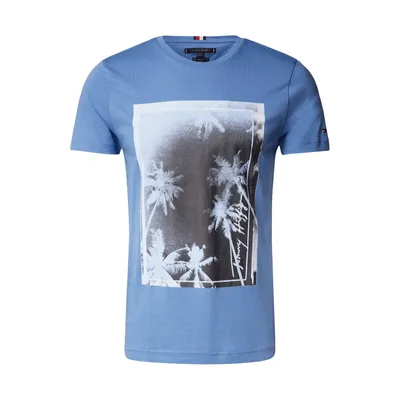 Tommy Hilfiger Tommy Hilfiger T-shirt z bawełny ekologicznej z nadrukiem