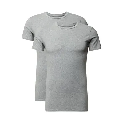 Drykorn Drykorn T-shirt z dodatkiem streczu w zestawie 2 szt. model ‘Cadan’