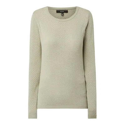 Vero Moda Vero Moda Sweter z bawełny ekologicznej model ‘Care’