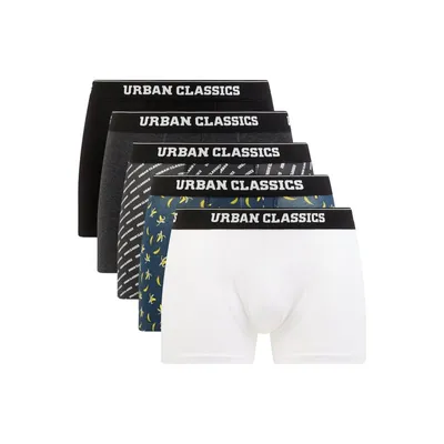 URBAN CLASSICS URBAN CLASSICS Obcisłe bokserki z dodatkiem streczu w zestawie 5 szt.