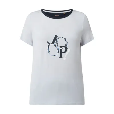 Joop! JOOP! BODYWEAR T-shirt z nadrukiem z logo model ‘Soft Elegance’