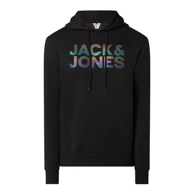 Jack&Jones Jack & Jones Bluza z kapturem i metalicznym logo model ‘Cloudmix’