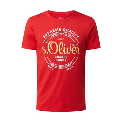 s.Olivier RED LABEL s.Oliver RED LABEL T-shirt z logo