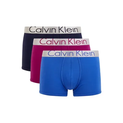 Calvin Klein Underwear Calvin Klein Underwear Obcisłe bokserki z dodatkiem streczu w zestawie 3 szt. model ‘Steel’