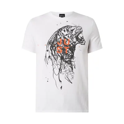 Just Cavalli Just Cavalli T-shirt z nadrukiem tygrysa