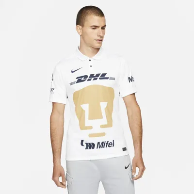 Nike Męska koszulka piłkarska Pumas UNAM 2021/22 Stadium (wersja domowa) - Biel