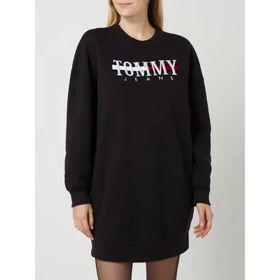 Tommy Jeans Tommy Jeans Sukienka z dzianiny dresowej z nadrukiem z logo