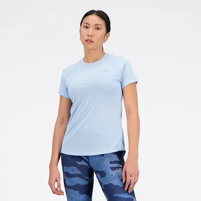 New Balance Koszulka damska New Balance WT21262BZH – niebieska