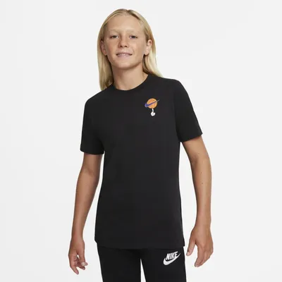 Nike T-shirt treningowy dla dużych dzieci Nike Dri-FIT x Space Jam: A New Legacy - Czerń