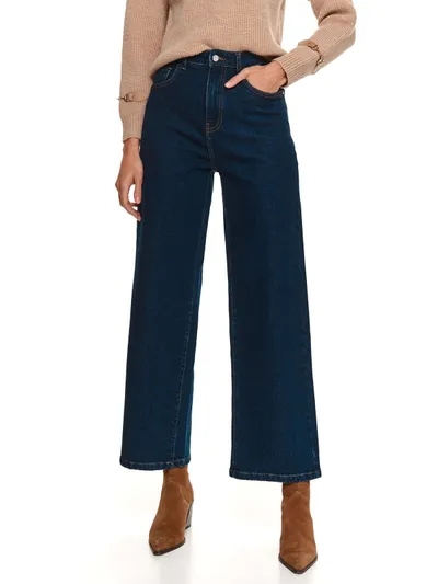 Top Secret Spodnie długie damskie rozszerzane, szerokie, hight waist, luźne