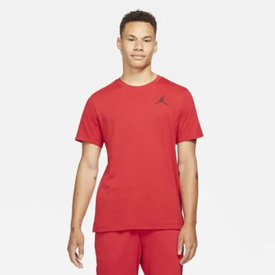 Jordan Męski T-shirt z krótkim rękawem Jordan Jumpman - Czerwony