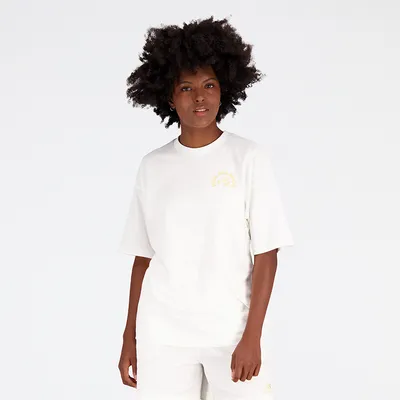 New Balance Koszulka damska New Balance WT31555SST – biała