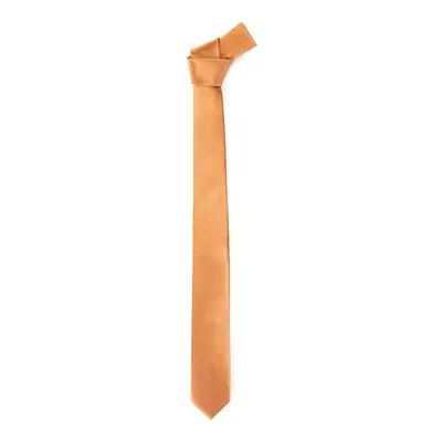 Krawat jedwabny bez wzoru