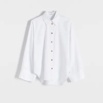 Reserved Koszula z szerokimi mankietami - Biały