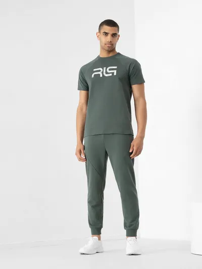 4F Spodnie dresowe joggery z bawełny organicznej męskie 4F x RL9