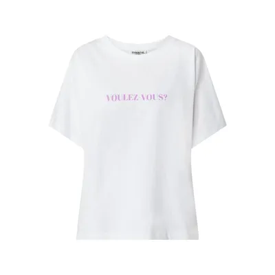 Essentiel Essentiel T-shirt o kroju oversized z napisem model ‘Zyad’