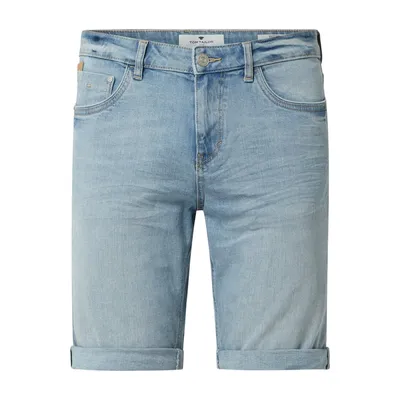 Tom Tailor Tom Tailor Szorty jeansowe o kroju regular slim fit z dodatkiem streczu model ‘Josh’
