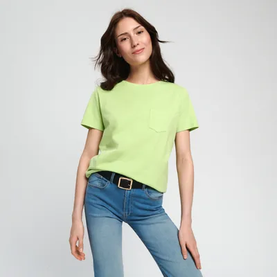 Sinsay Koszulka bawełniana - Zielony