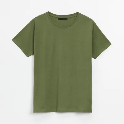 House Luźna koszulka Basic - Zielony
