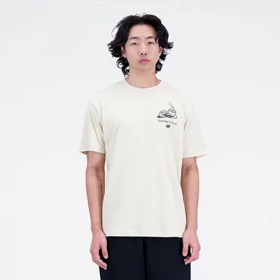 New Balance Koszulka męska New Balance MS31520BK – biała