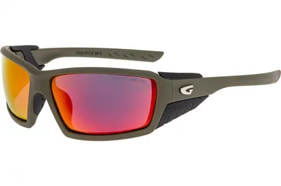 Okulary górskie z polaryzacją uniseks GOG BREEZE 450-3P - oliwkowy/khaki