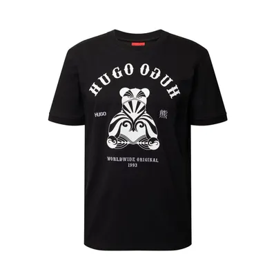 Hugo HUGO T-shirt z bawełny model ‘Duto’