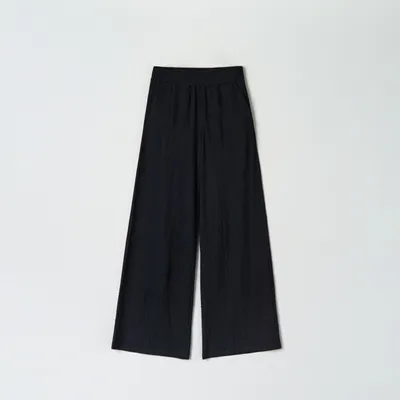 Sinsay Spodnie tkaninowe - Czarny