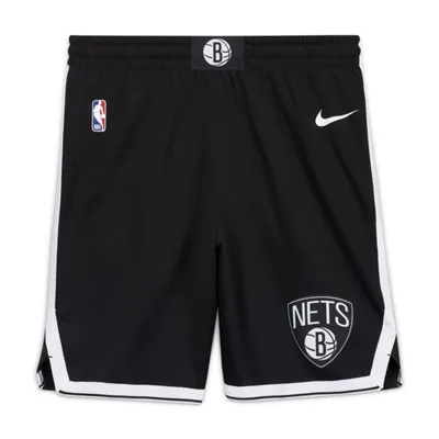 Nike Męskie spodenki Nike NBA Swingman Brooklyn Nets Icon Edition - Czerń
