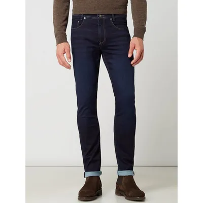 MAC MAC Jeansy o kroju straight fit z dzianiny dresowej stylizowanej na denim model ‘Jog'n Jeans’