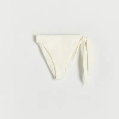 Reserved Dół od bikini - Kremowy