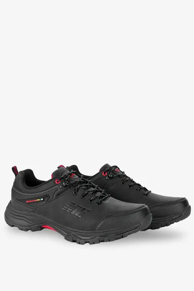 Casu Czarne buty trekkingowe sznurowane badoxx mxc8363
