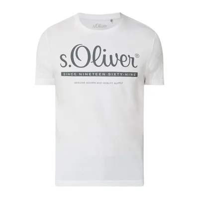 s.Olivier RED LABEL s.Oliver RED LABEL T-shirt o kroju regular fit z bawełny