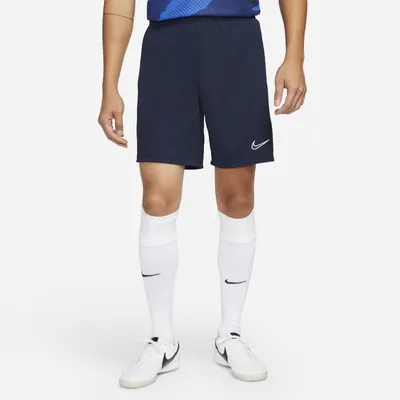 Nike Męskie dzianinowe spodenki piłkarskie Nike Dri-FIT Academy - Niebieski
