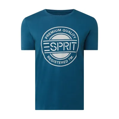 Esprit Esprit T-shirt o kroju regular fit z bawełny ekologicznej