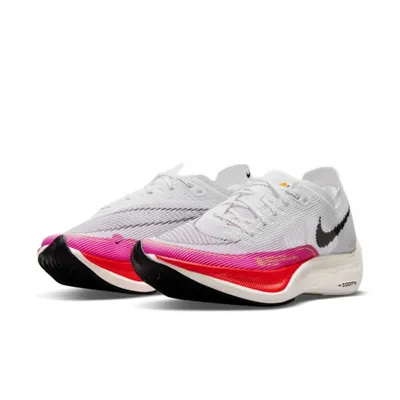 Nike Damskie buty startowe do biegania po drogach Nike ZoomX Vaporfly Next% 2 - Biel