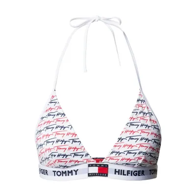 Tommy Hilfiger TOMMY HILFIGER Top bikini z nadrukiem z logo