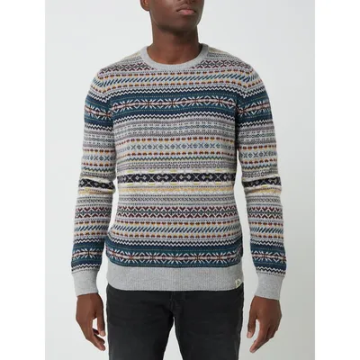 McNeal MCNEAL Sweter ze wzorem w stylu intarsji